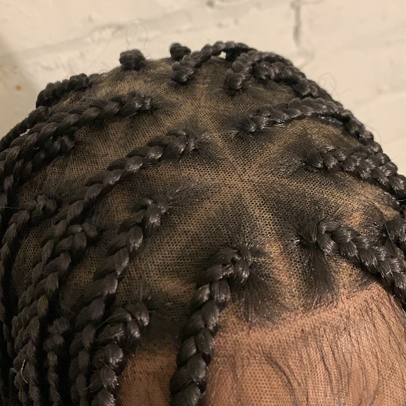 Boho Braided Full Lace Wig 36”Long Synthetic - Picture 6 of 9